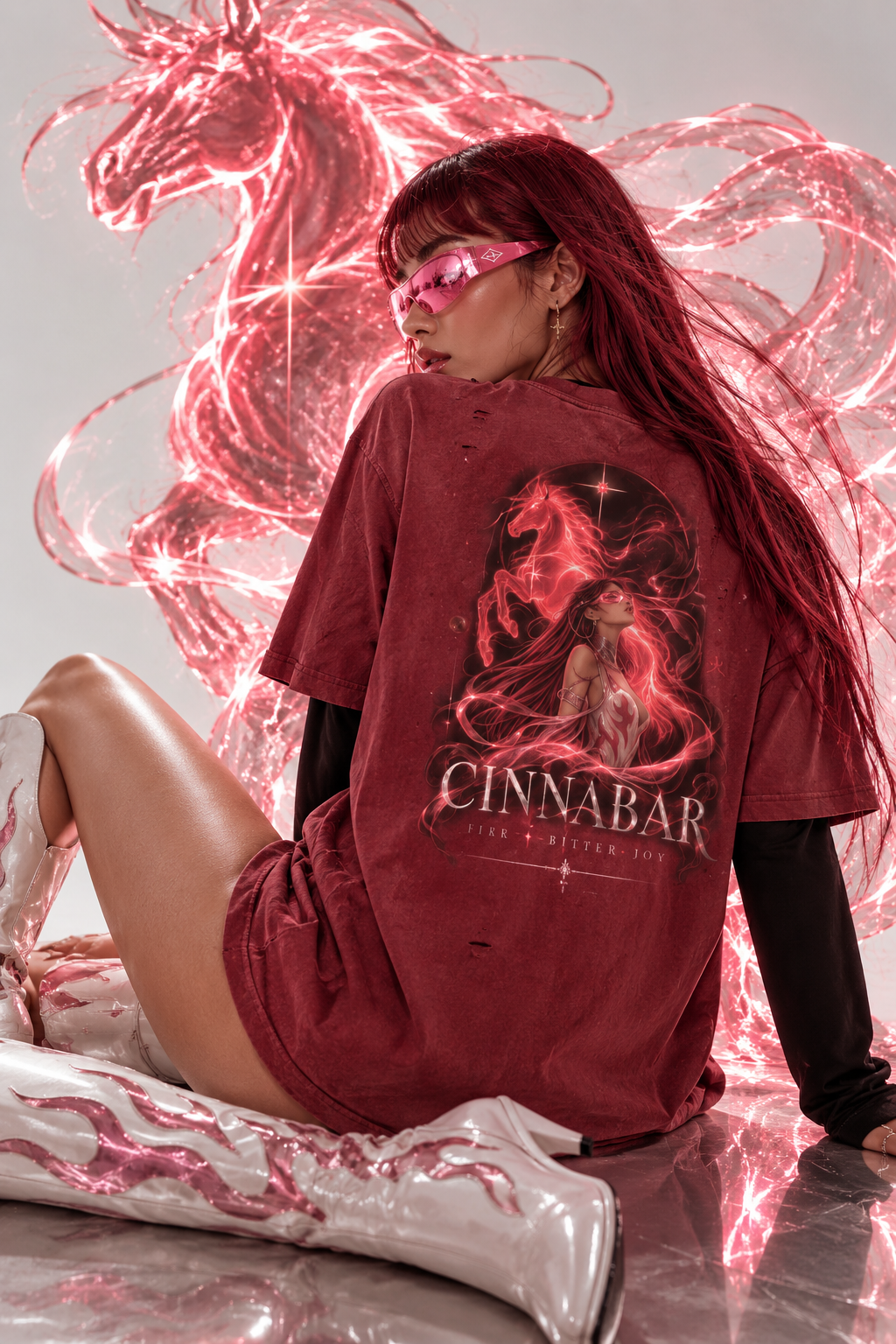 Cinnabar Fire Horse Tee